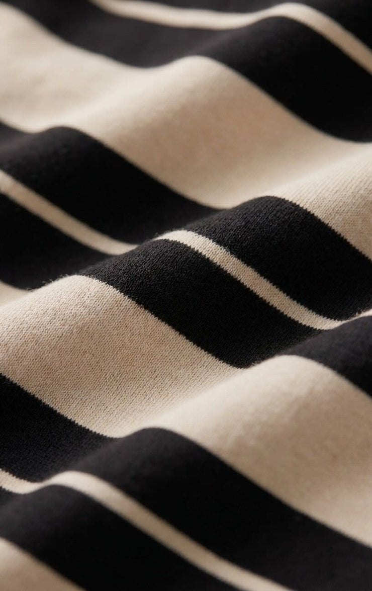 Skirts Gail Striped Midi Skirt Ash Black