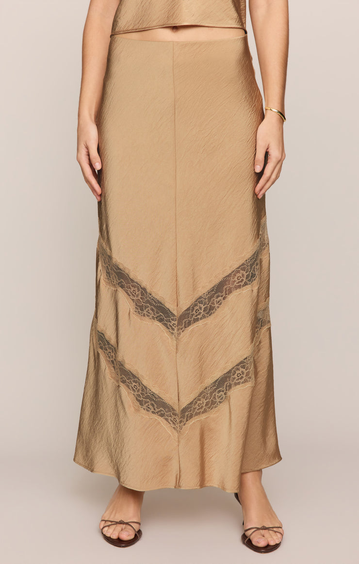 Skirts Kori Lace Midi Skirt Toast