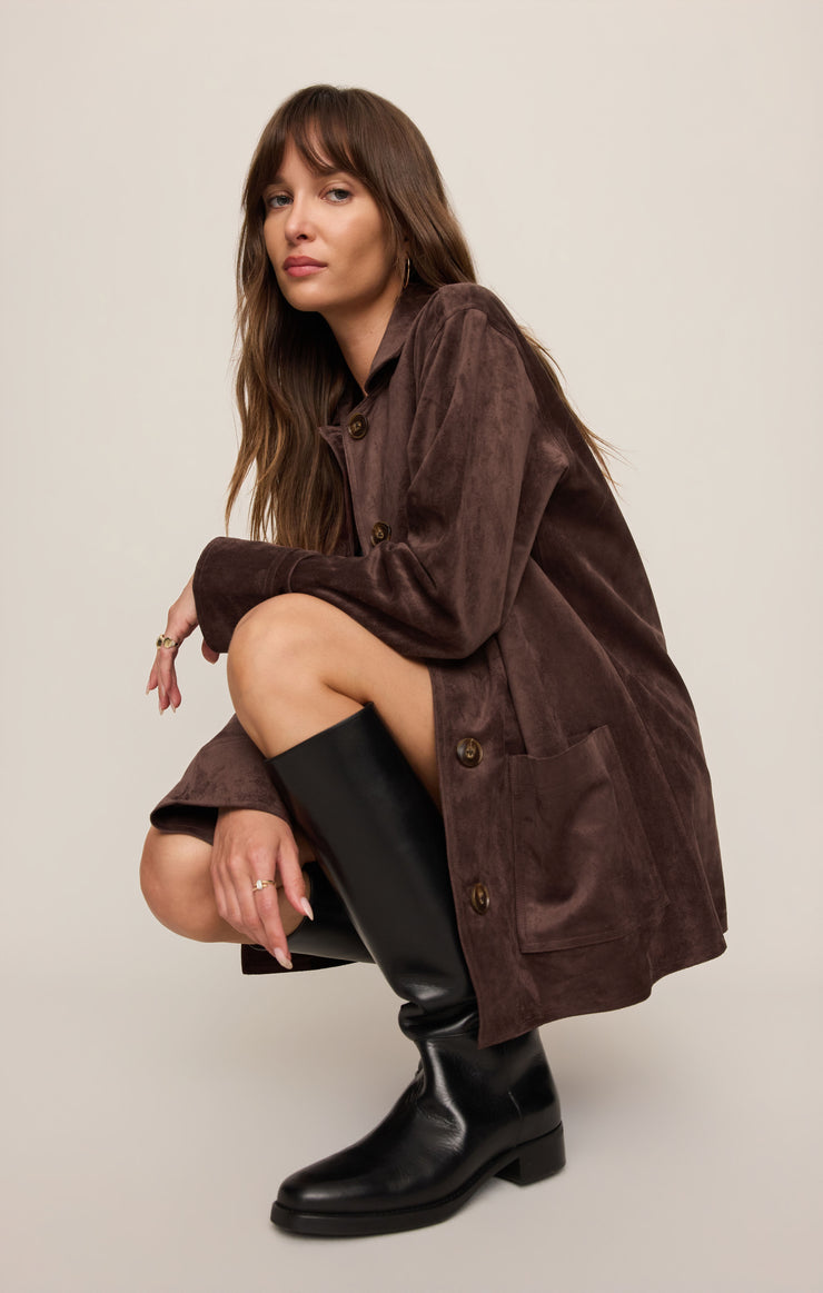 Perri Suede Mini Skirt