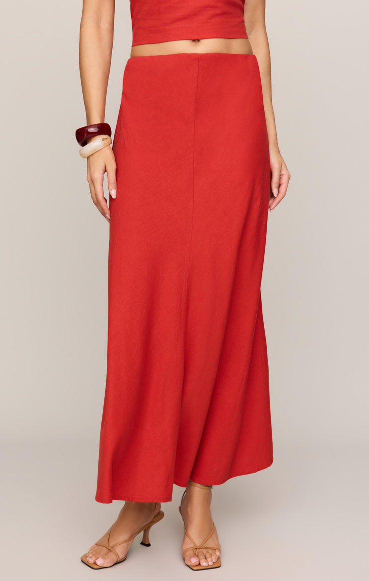 Skirts Meryl Midi Skirt Chili Pepper