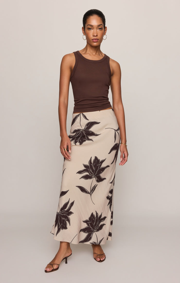 Skirts Europa Clem Midi Skirt Soft Ecru