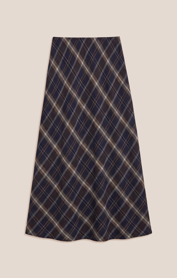 Crestview Plaid Maxi Skirt