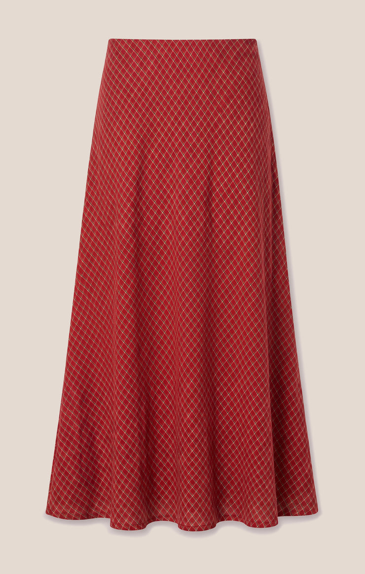 Crestview Plaid Maxi Skirt