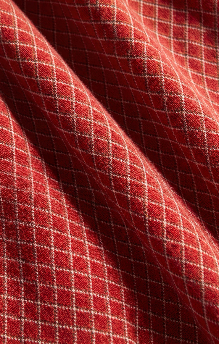 Skirts Crestview Plaid Maxi Skirt Red Dahlia