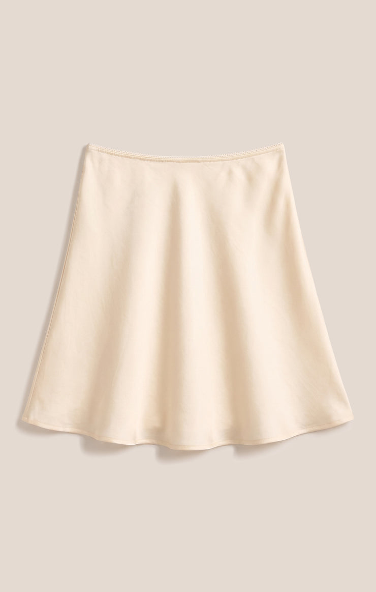 Bellissimo Luxe Satin Mini Skirt
