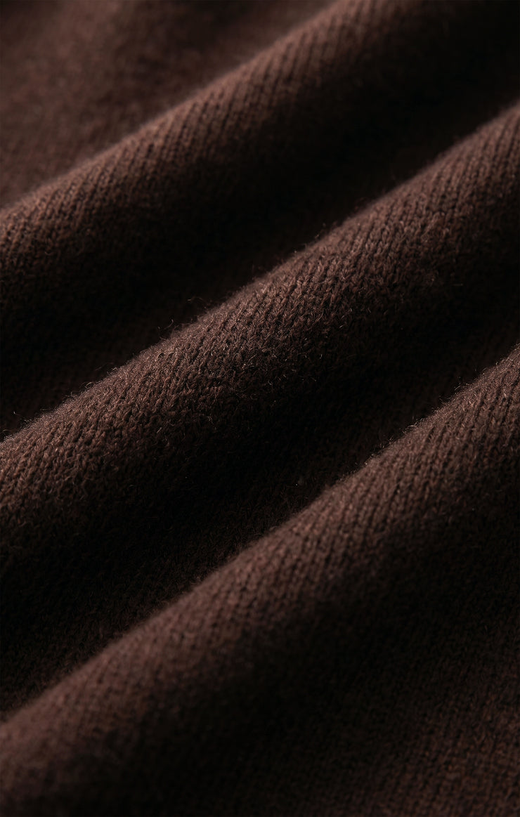 Skirts Cozy Moment Sweater Midi Skirt Dark Roast