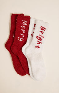 Accessories2-Pack Bright & Merry Socks Haute Red