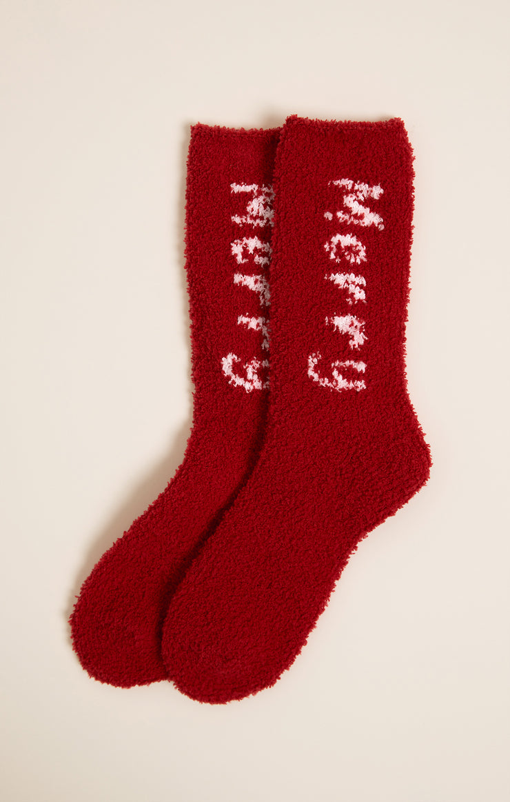 Accessories 2-Pack Bright & Merry Socks Haute Red