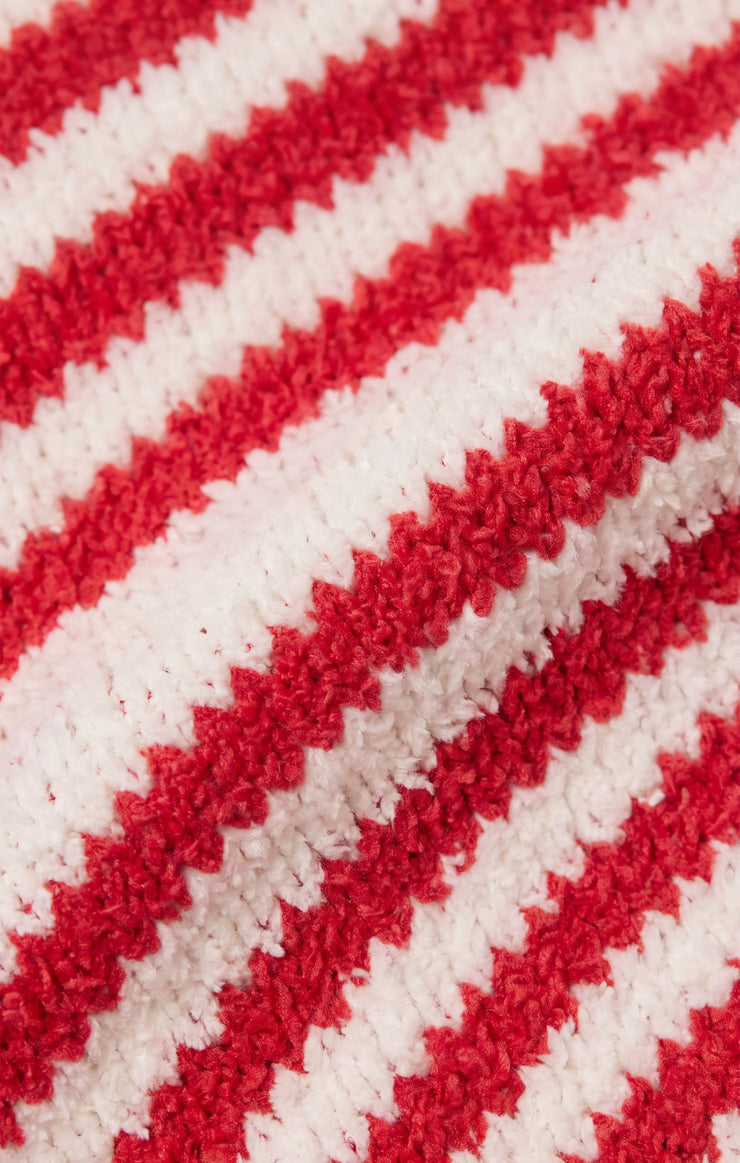 Accessories Candy Cane Fuzzy Sock Set Vanilla Ice