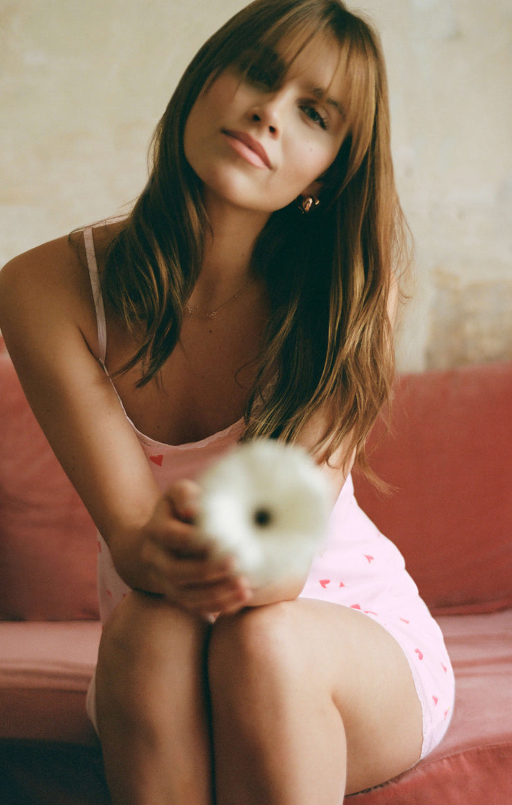 Dresses Little Things Heart Chemise Pink Marshmallow