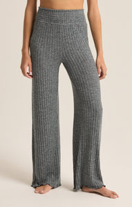 PantsDawn Smocked Rib Pant Charcoal Heather