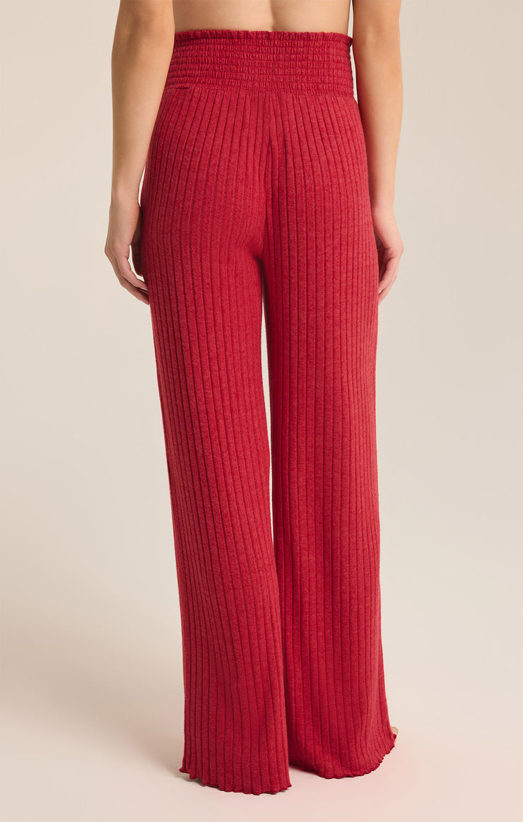 Pants Dawn Smocked Rib Pant Haute Red