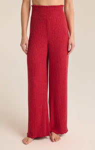 PantsDawn Smocked Rib Pant Haute Red