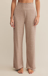 PantsDawn Smocked Rib Pant Pebble Moon