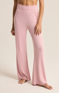 PantsDawn Smocked Rib Pant Sunset Mauve