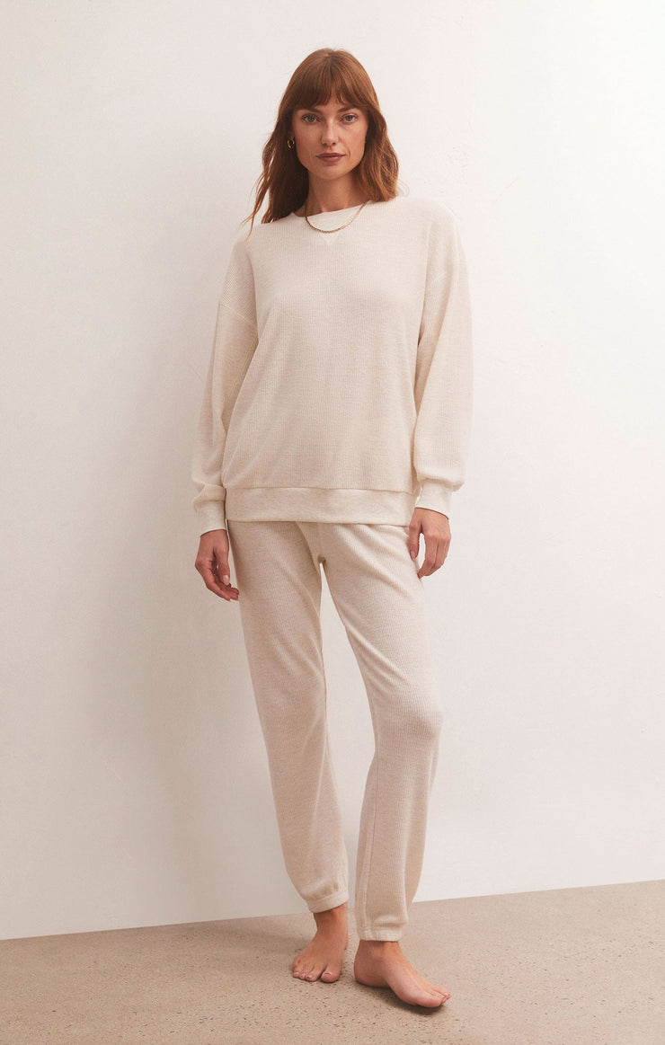 Pants Cozy Days Thermal Jogger Light Oatmeal
