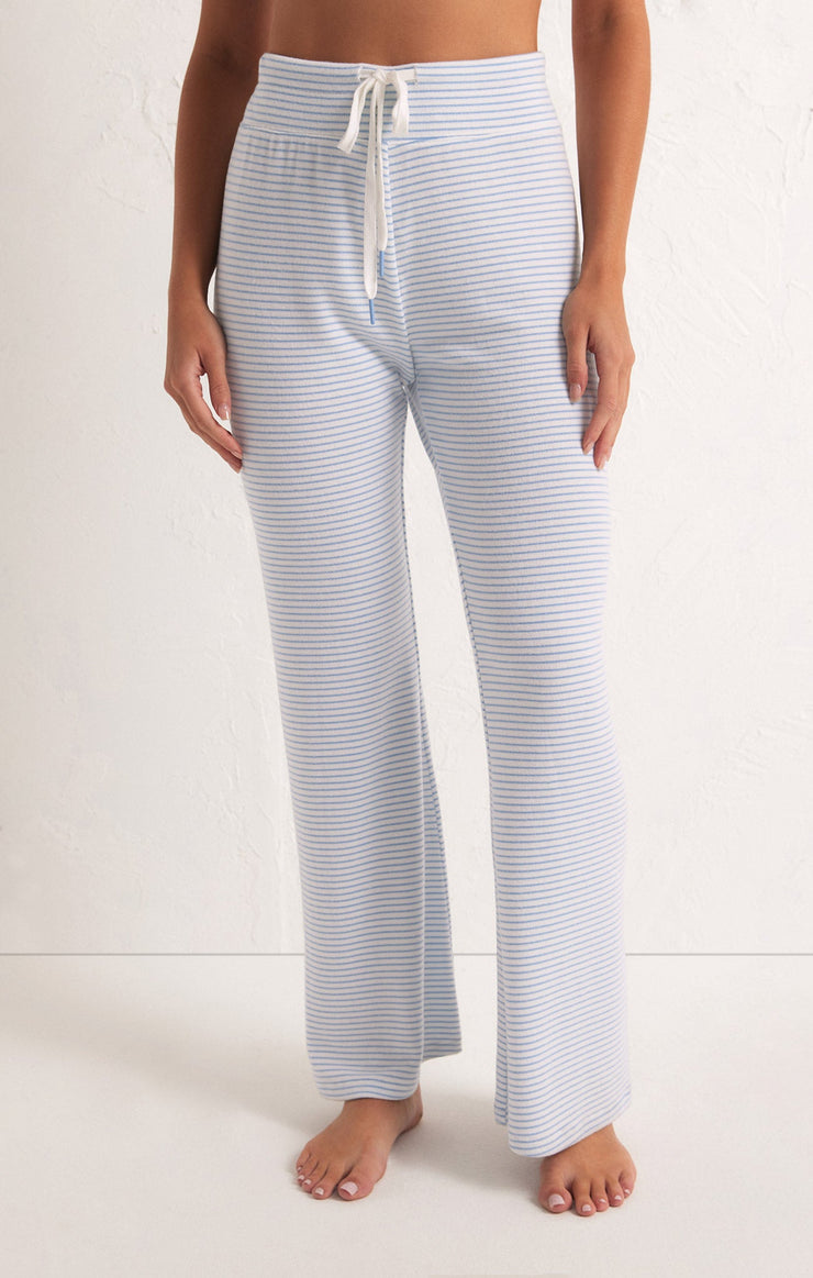 Pants In The Clouds Stripe Pant Blue Jay