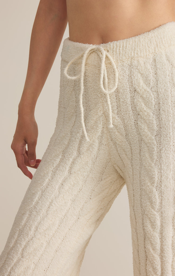 Pants Paige Cable Knit Pant Sea Salt