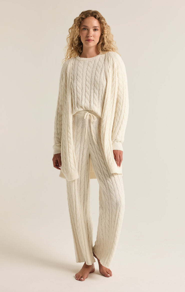 Pants Paige Cable Knit Pant Sea Salt