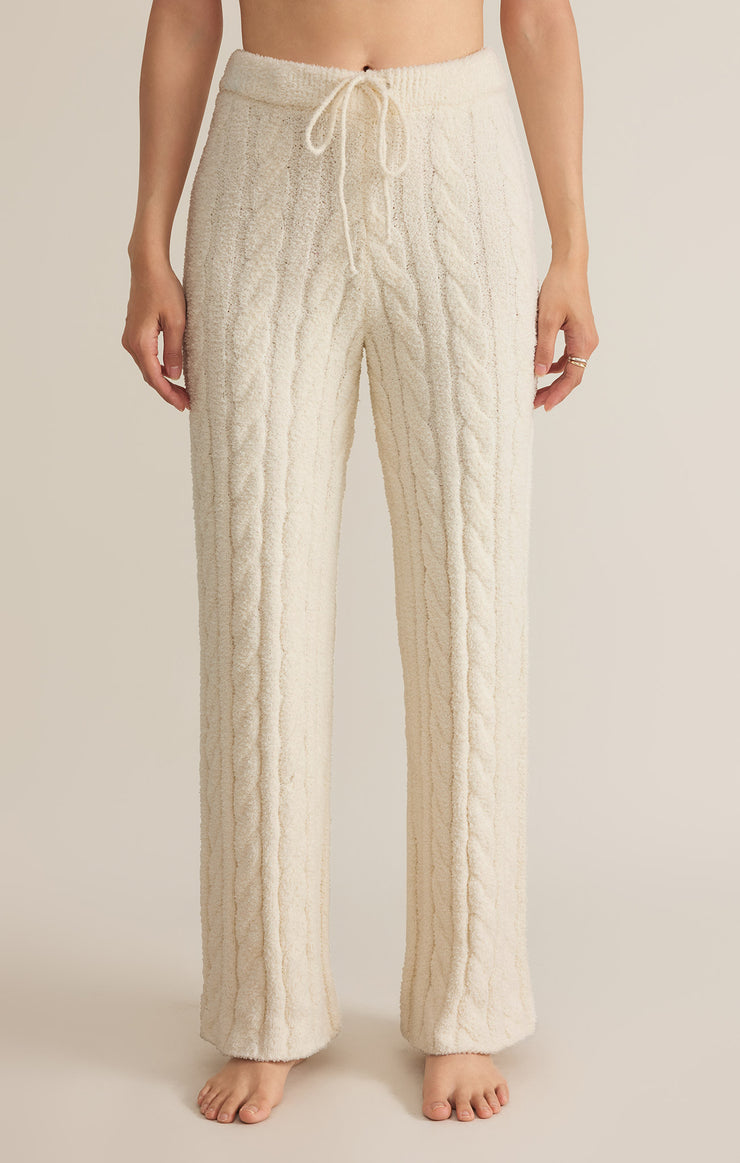 Pants Paige Cable Knit Pant Sea Salt