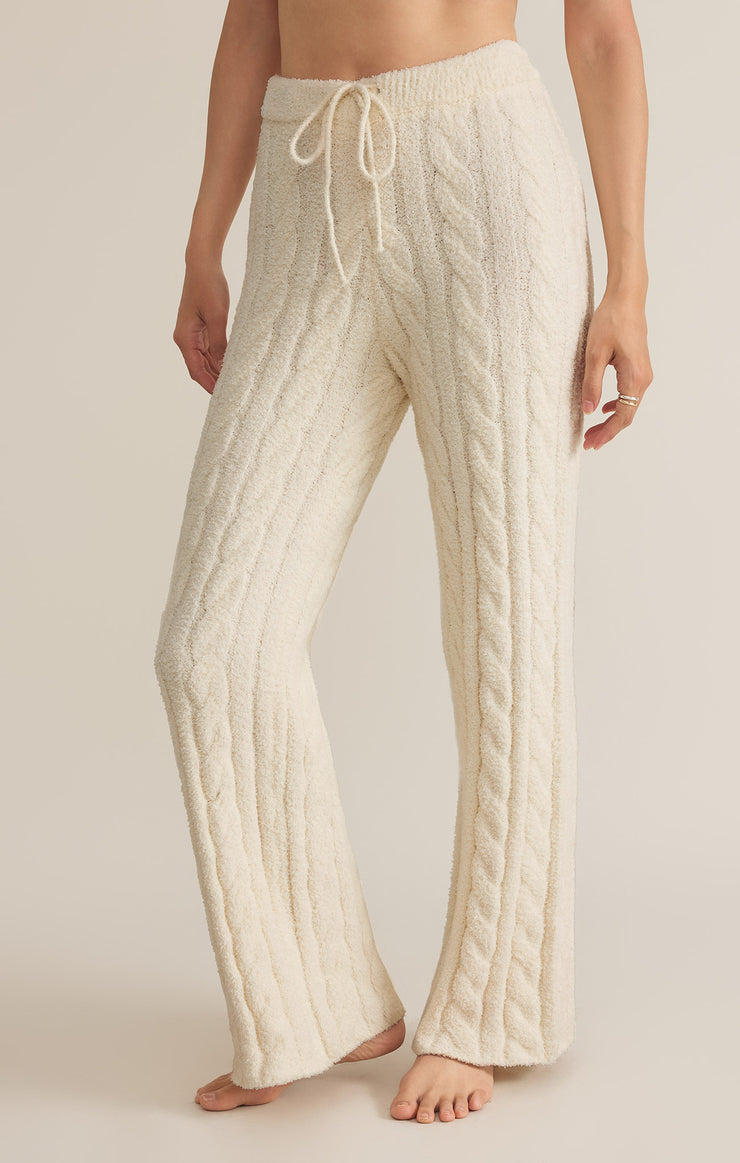 Pants Paige Cable Knit Pant Sea Salt