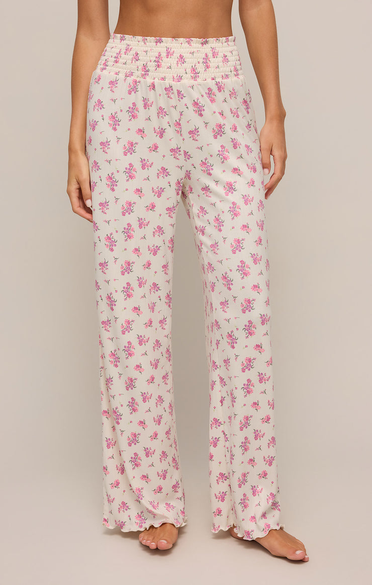 Pants Dawn Ditsy Pointelle Floral Pant Bone