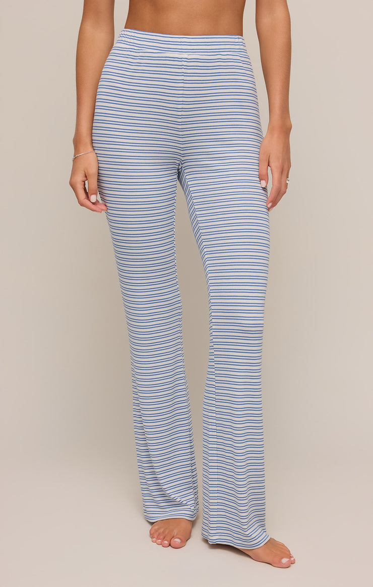 Pants On The Coast Stripe Modal Pant Vanilla Ice