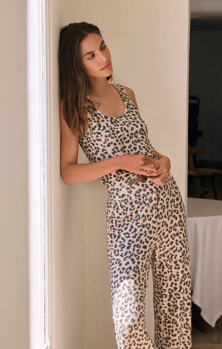 Pants Luxe Leopard Pant Champagne