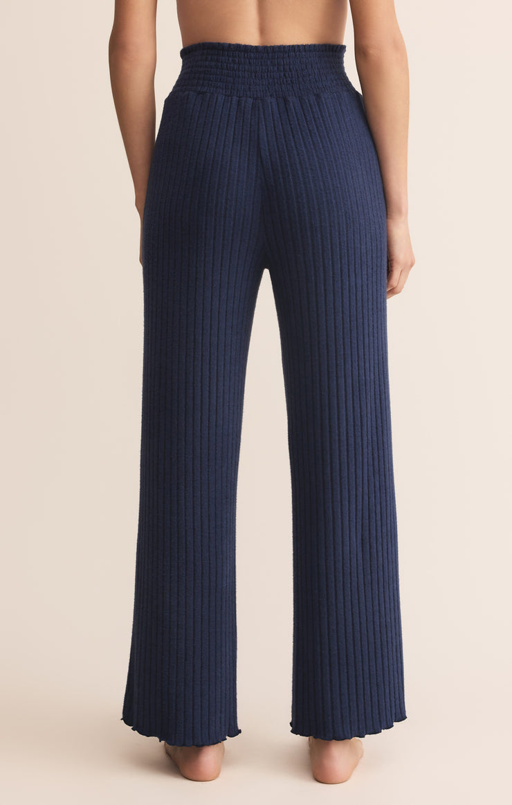 Pants Dawn Smocked Rib Pant Blue Sapphire