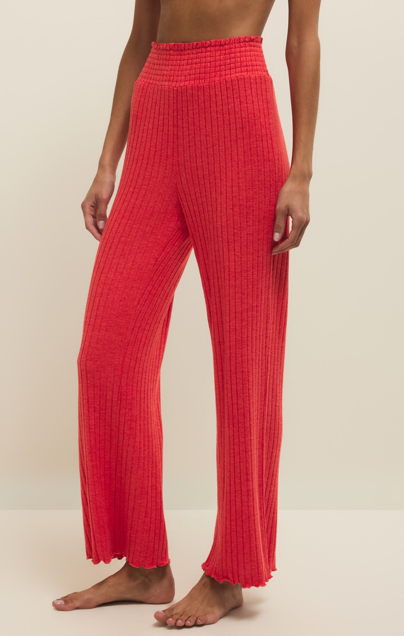 Dawn Smocked Silky Rib Pant – Z SUPPLY