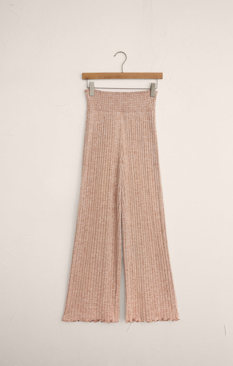 Pants Dawn Smocked Rib Pant Iced Coffee