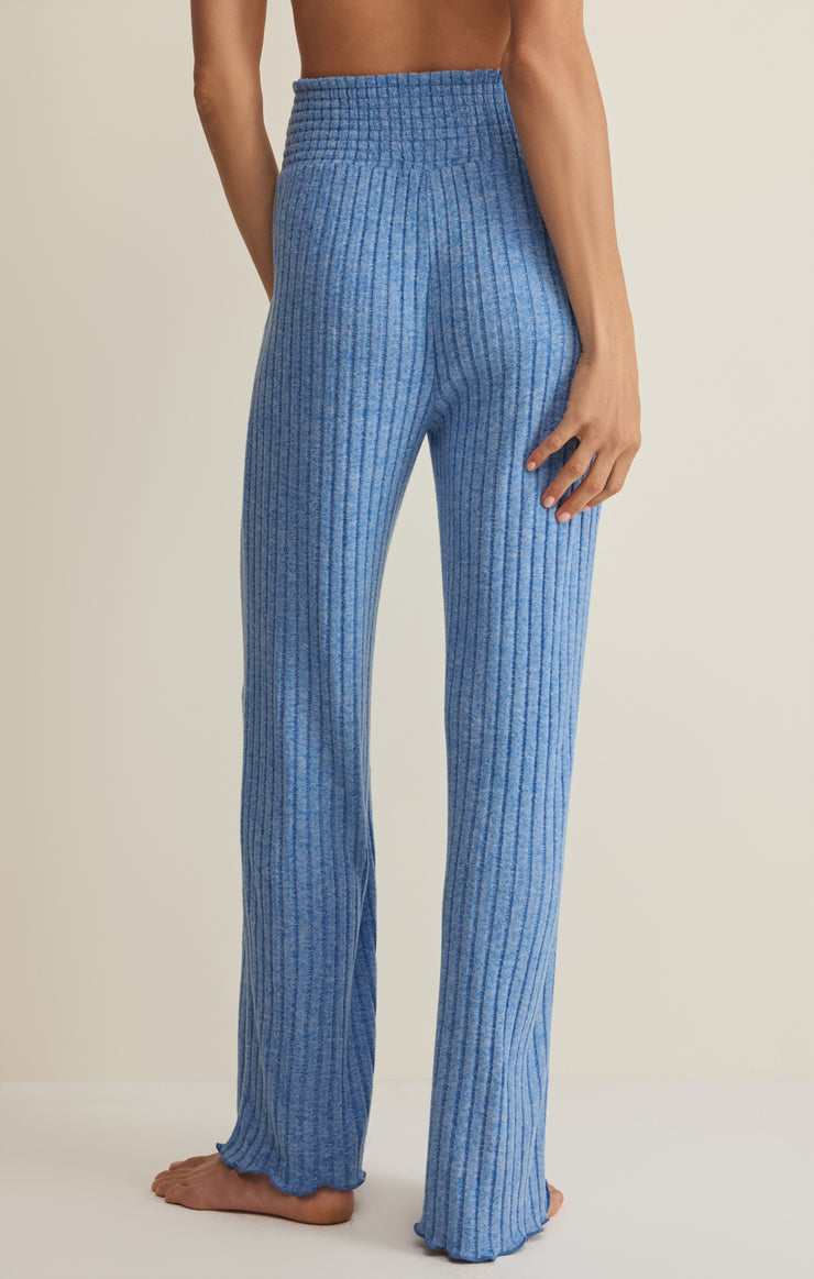 Pants Dawn Smocked Silky Rib Pant Tropical Tide