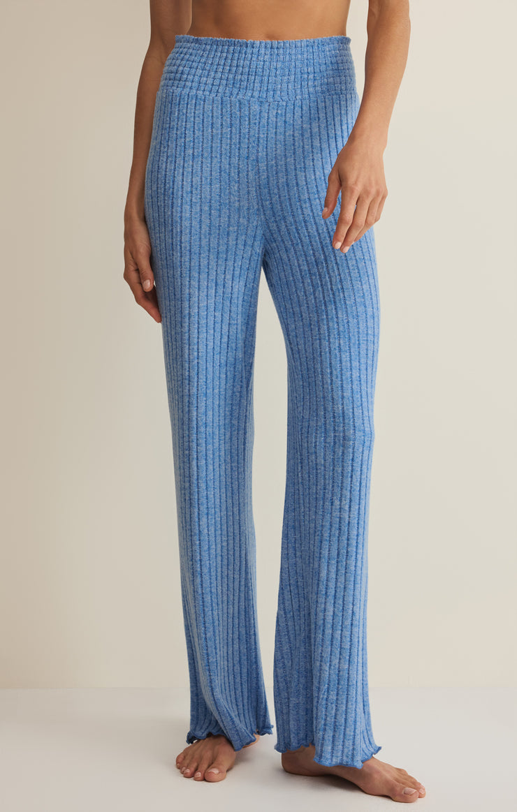 Pants Dawn Smocked Silky Rib Pant Tropical Tide