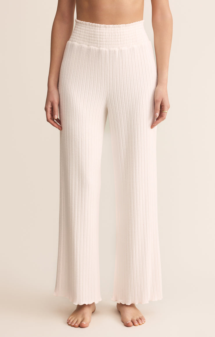 Pants Dawn Smocked Rib Pant Vanilla Ice