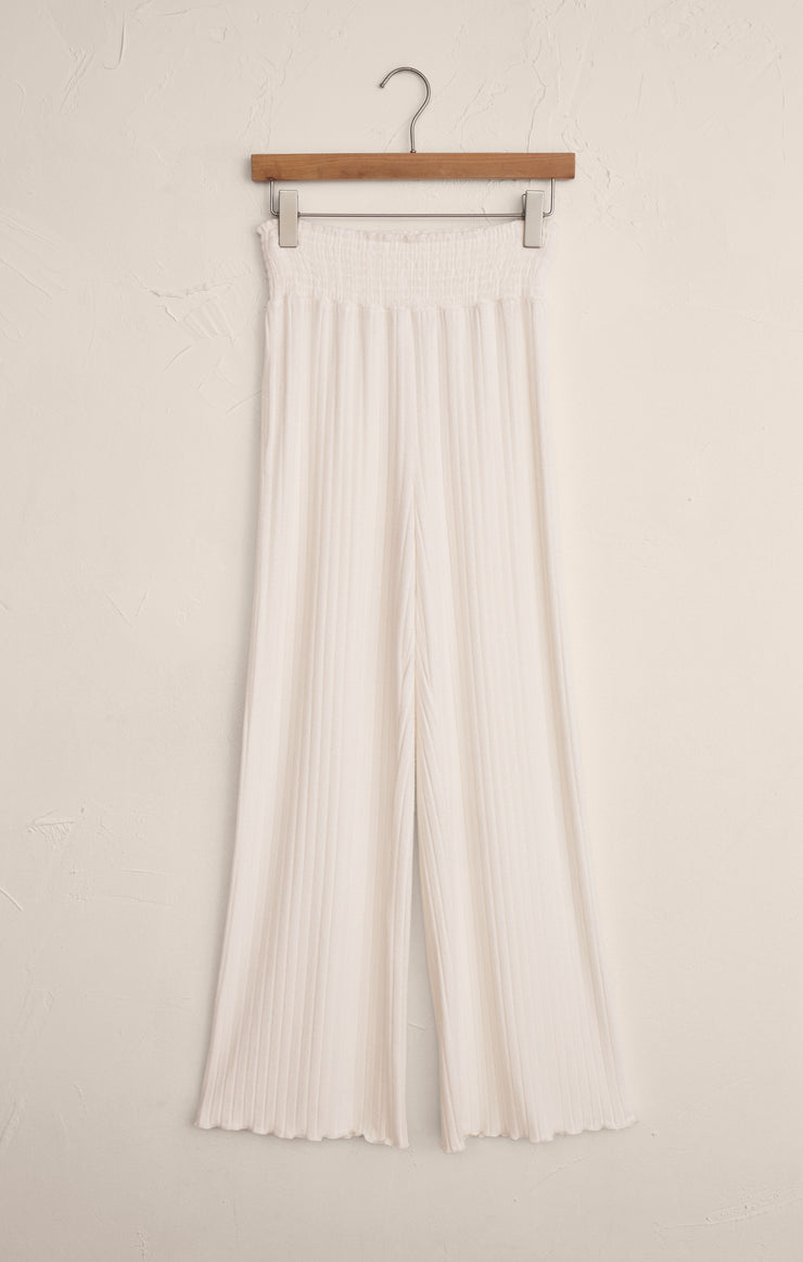 Pants Dawn Smocked Rib Pant Vanilla Ice
