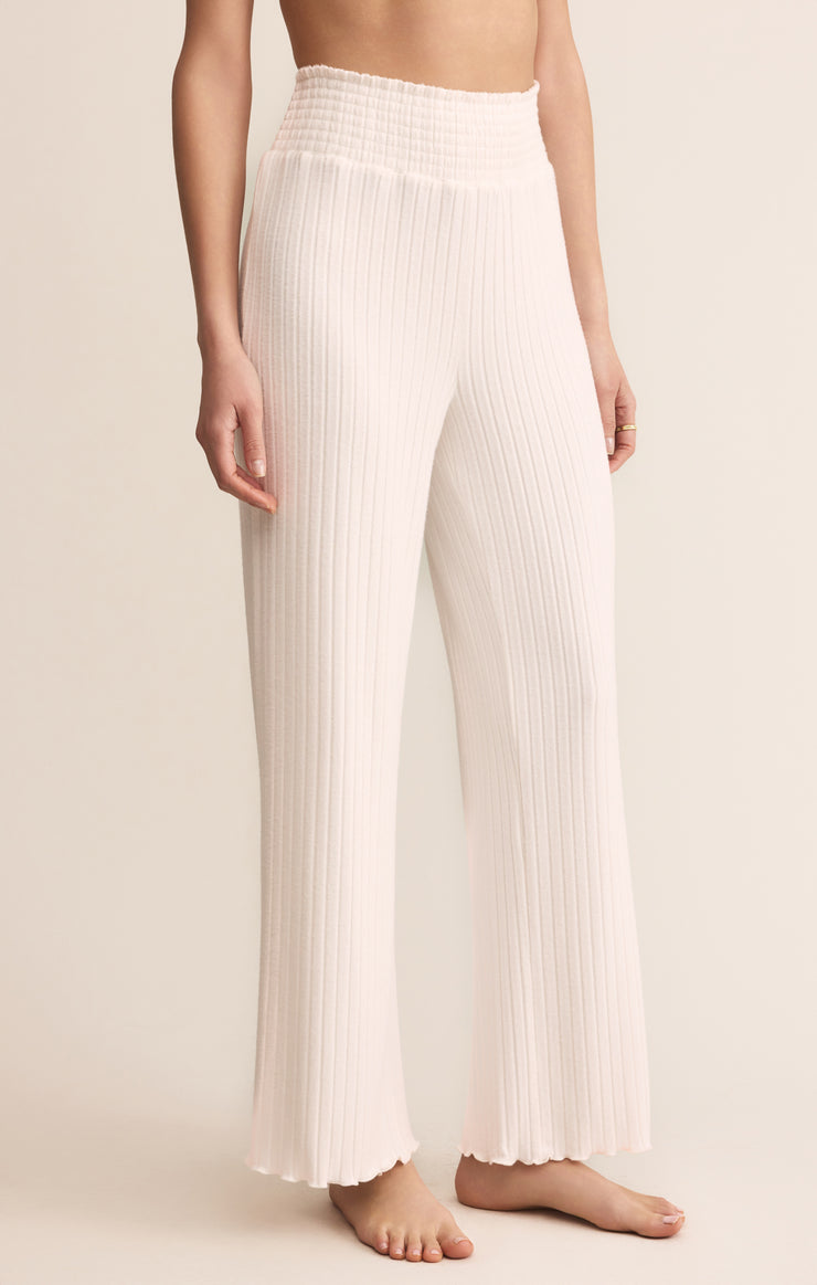Pants Dawn Smocked Rib Pant Vanilla Ice