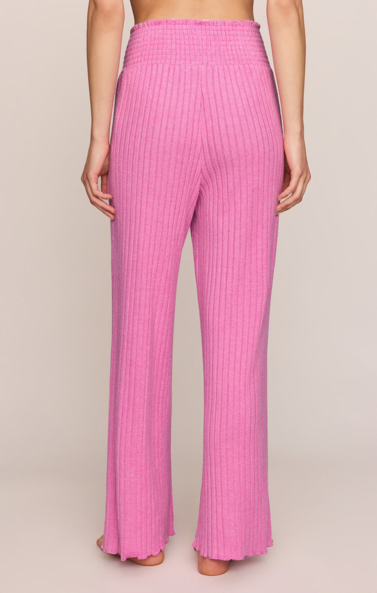 Pants Dawn Smocked Silky Rib Pant Violet Crush