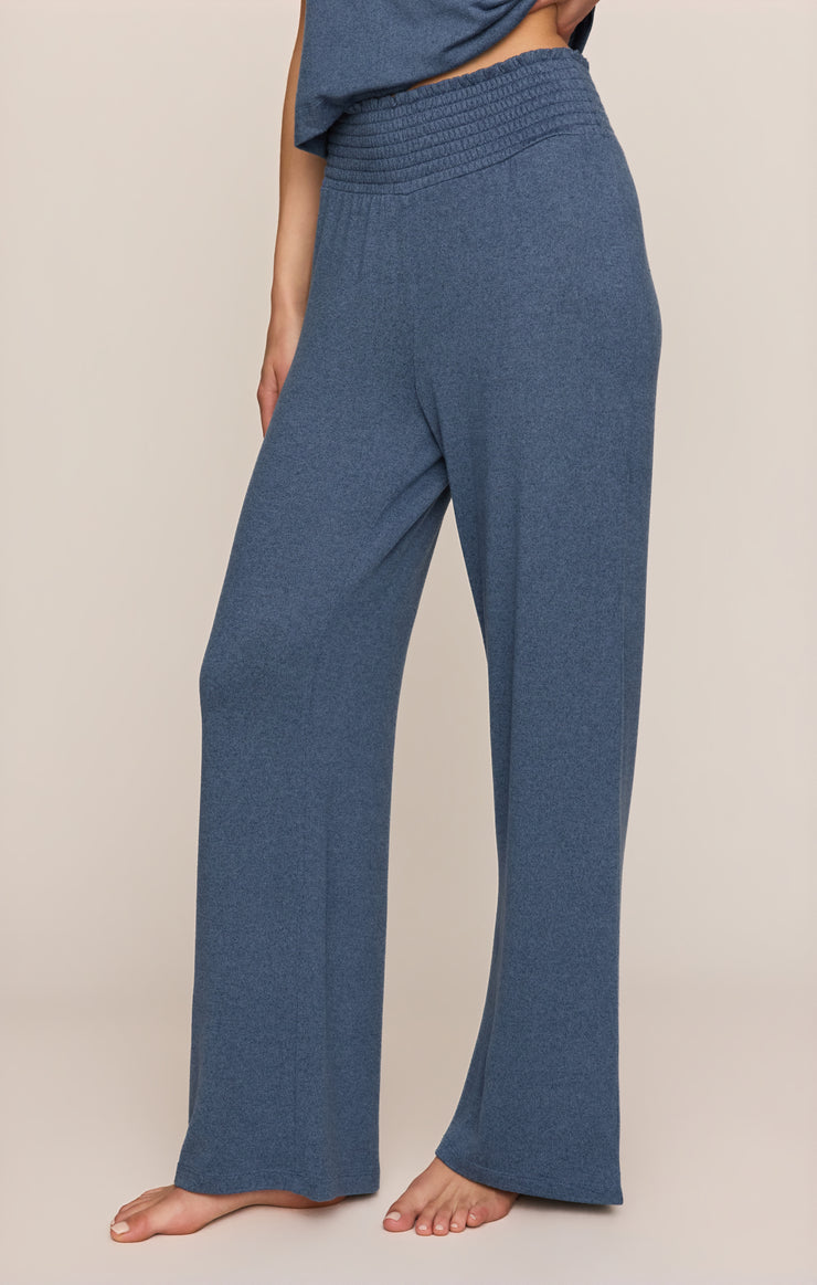 Pants Dawn Smocked Soft Knit Pant True Navy