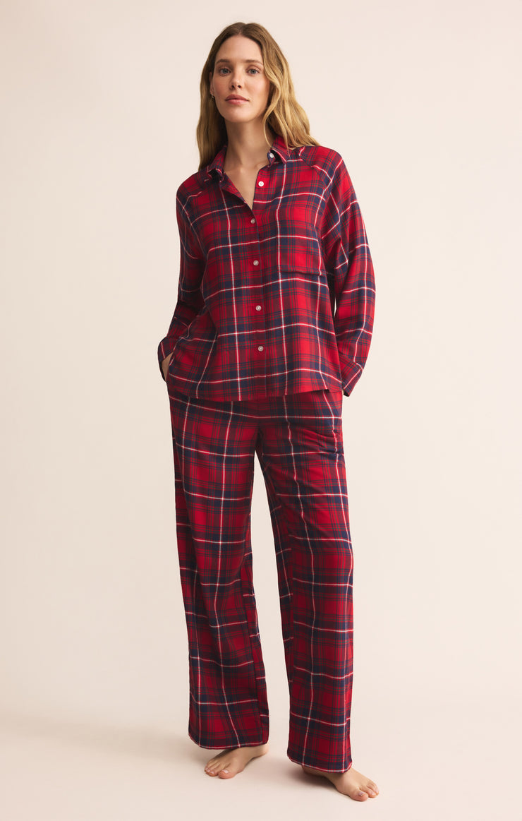 Pants Hangout Plaid Pant Haute Red