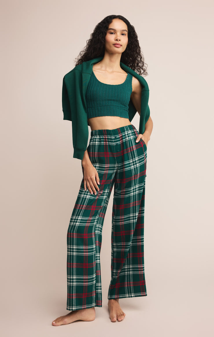 Pants Hangout Plaid Pant Mistletoe