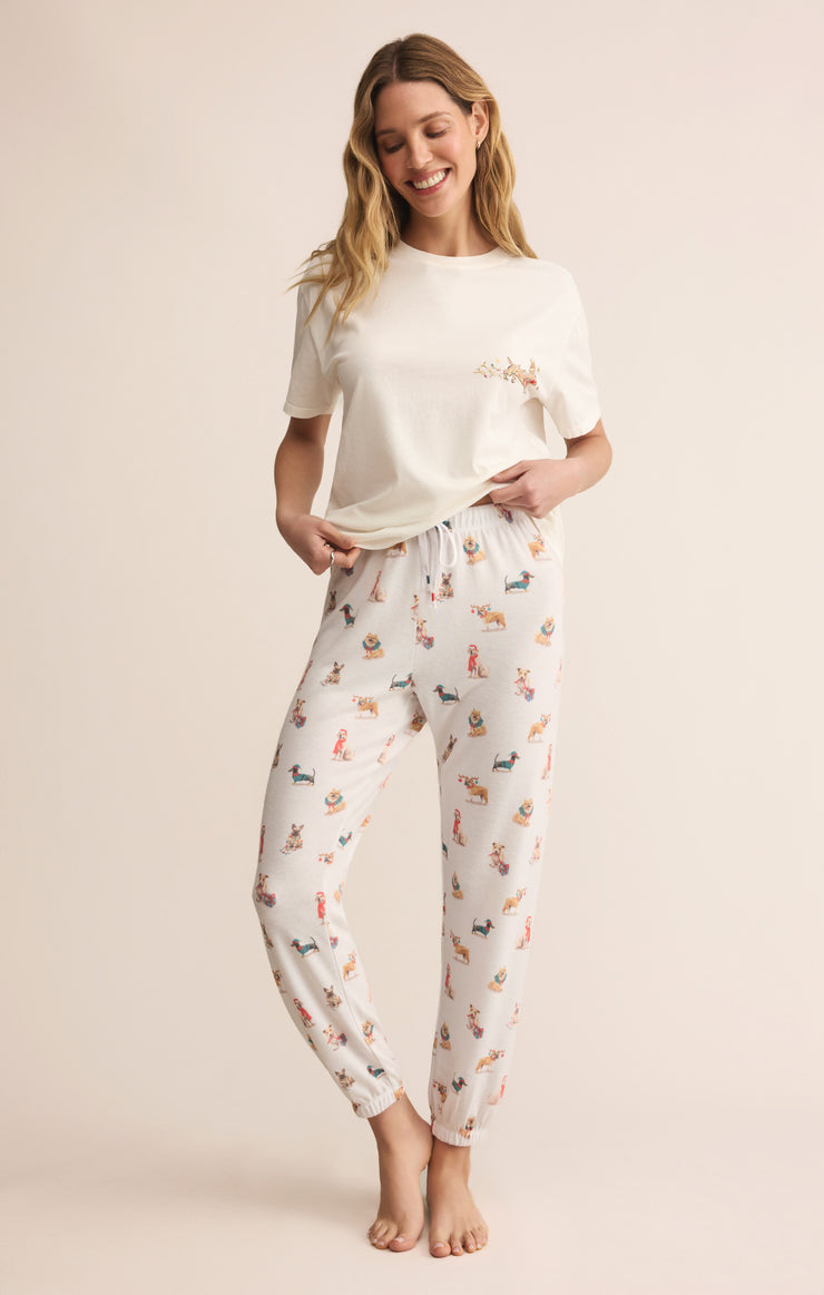 Pants Classic Pup Jogger White
