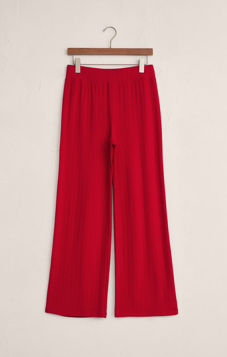 Pants Luxe Pointelle Pant Festive Red