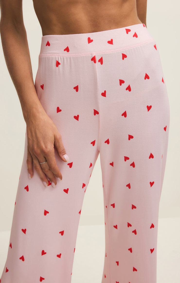 Pants Luxe Heart Pant Pink Marshmallow
