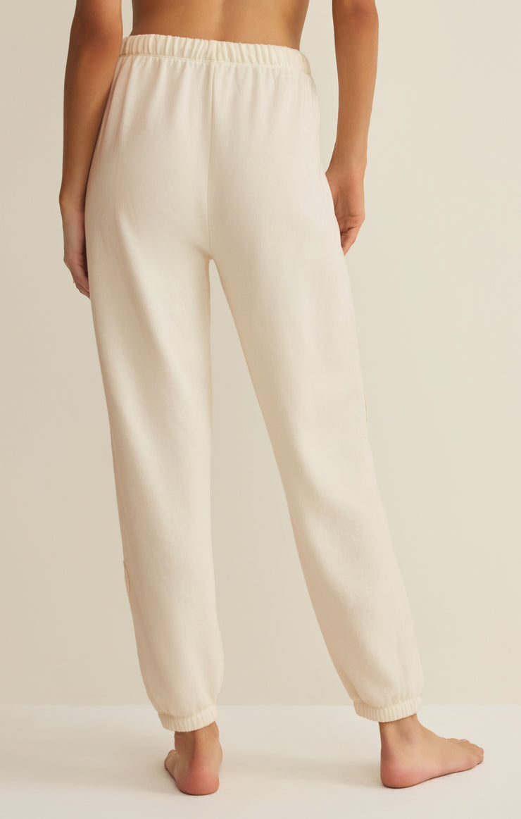 Pants Heart It Fleece Jogger Vanilla Ice