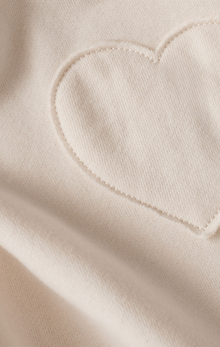 Pants Heart It Fleece Jogger Vanilla Ice