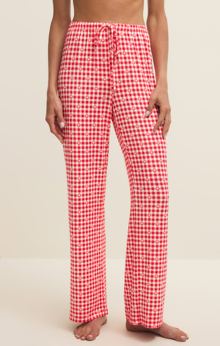 Pants So Sweet Gingham Pant Kiss Me Red