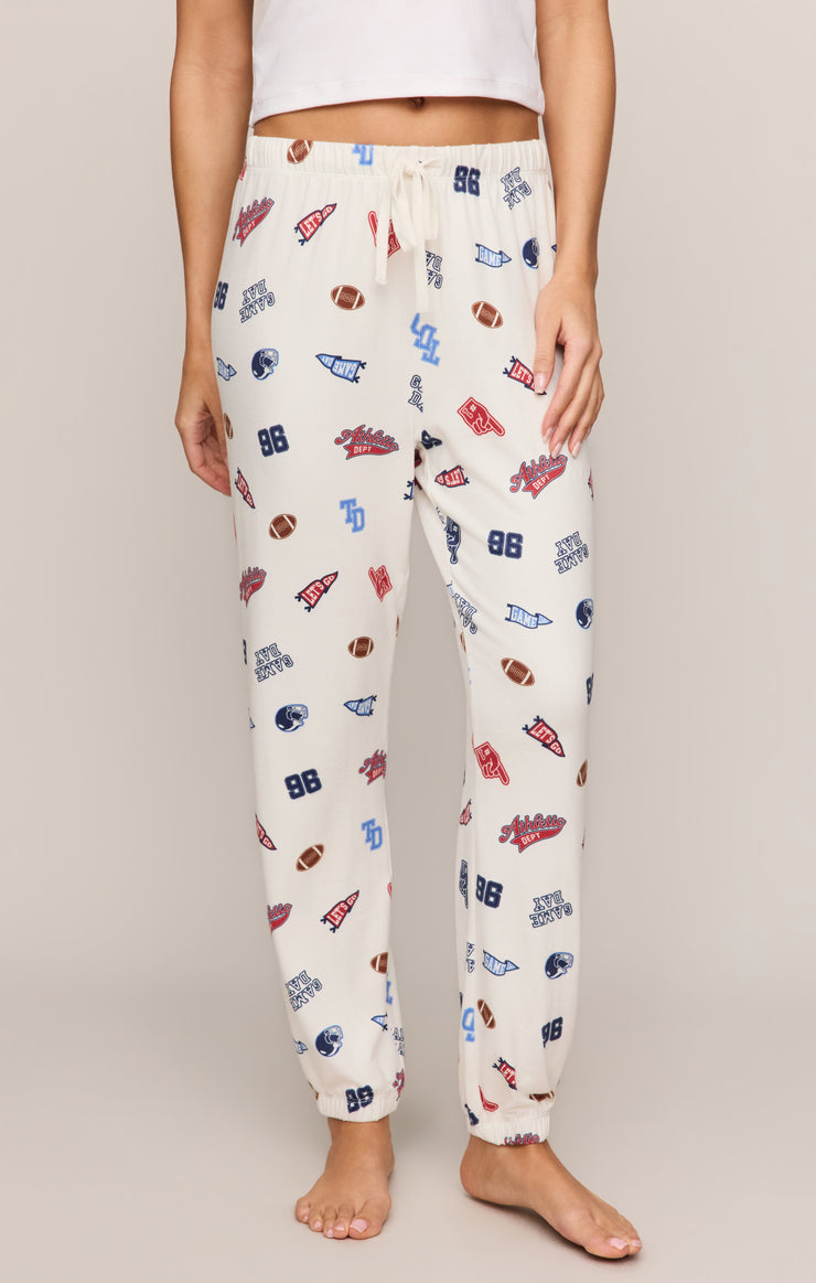 Pants Varsity Silky Jersey Pant Sandstone
