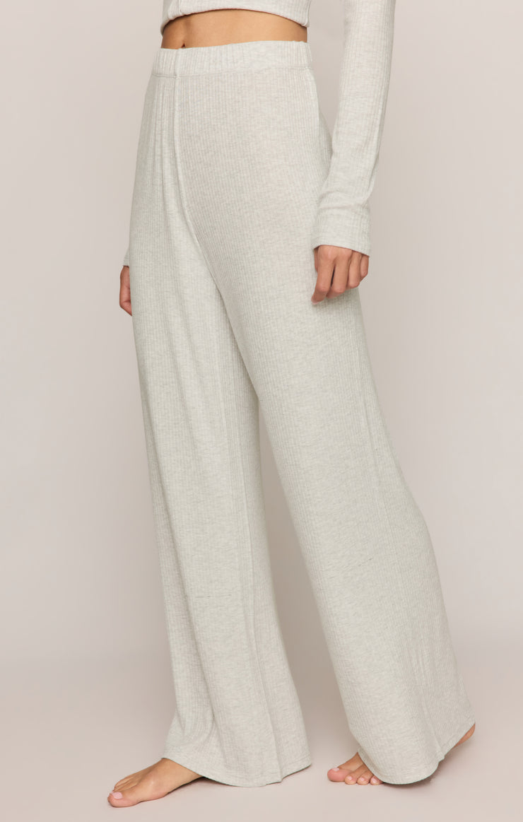 Pants Just Right Rib Pant Light Heather Grey