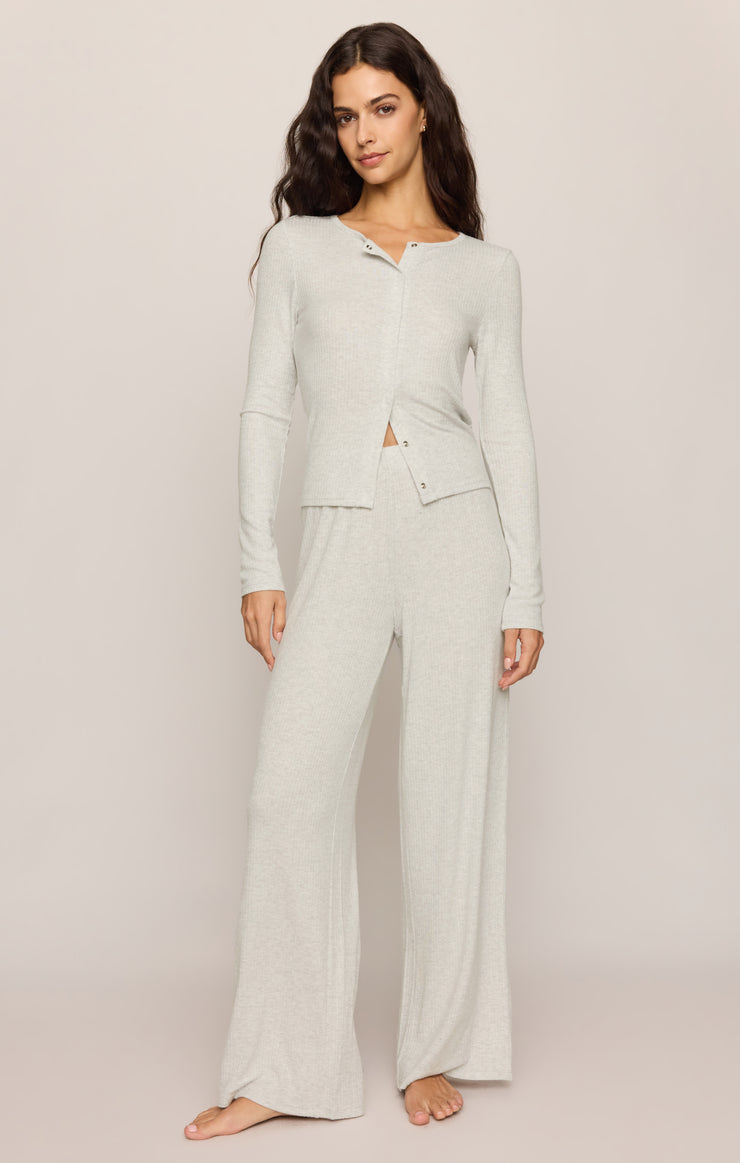 Pants Just Right Rib Pant Light Heather Grey