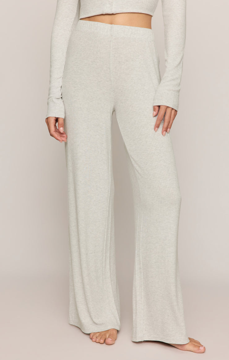 Pants Just Right Rib Pant Light Heather Grey